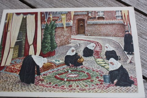 Chromo Côte d'Or Belgische folklore